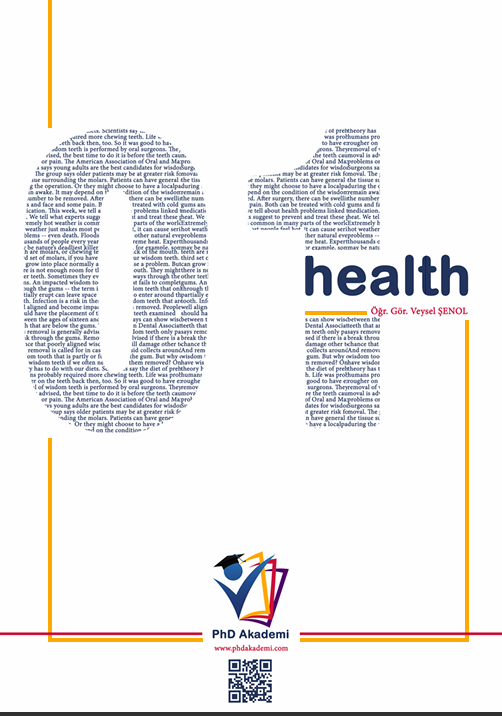 Sağlık Bilimleri 1 Kitap Kapağı